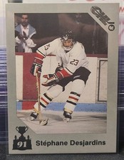 90-91 7th Inning Sketch Stephane Desjardins 🚨🚨🚨 Drummondville Voltigeurs 