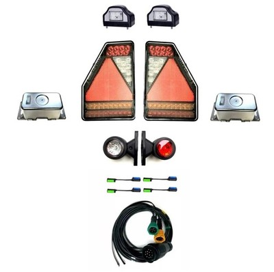 LED Anhängerbeleuchtung SET Control Box CANBUS Kabel 5m LED Rückleuchte Anhänger