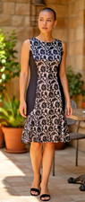 Maeve lace overlay bodycon lined dress Small party clubwear coquette glam summer