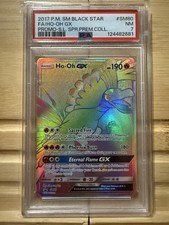 Pokémon Ho-Oh GX Black Star Promo SM80 PSA 7 RAINBOW on eBay