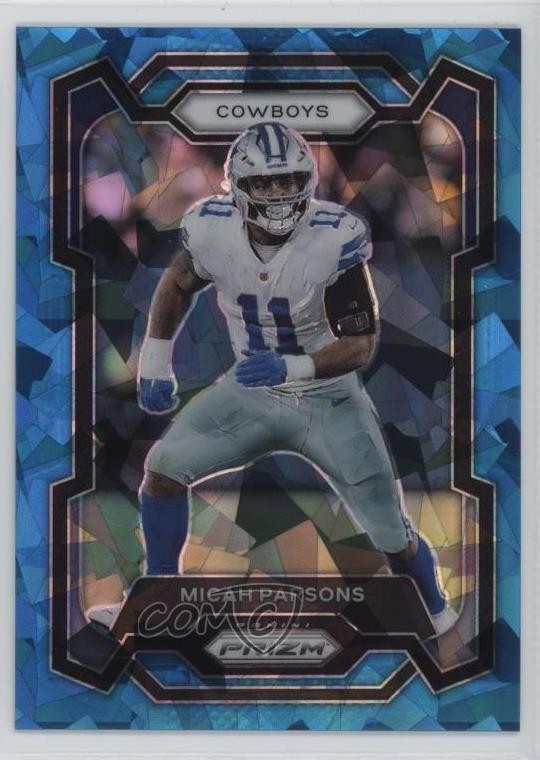2023 Panini Prizm Blue Ice Prizm 99/99 Micah Parsons #78 1gw7