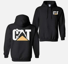Cat With Woman Hoodie 2D Lady Cat Unisex Black