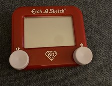 2016 ETCH A SKETCH Mini Pocket 60th ANNIVERSARY Drawing Doodle Art. Works.