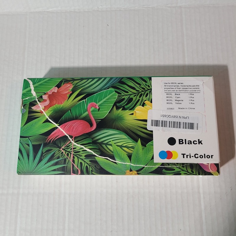 4pk Printer Ink 952XL Ink Combo Pack Black-Tricolor