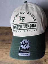 Lambeau Field ‘47 Wyndham Clean Up Hat Frozen Tundra Green Bay Wi