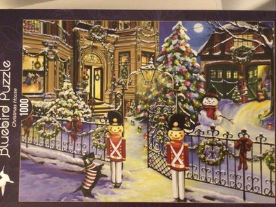 Puzzle Christmas House 1000 Teile Bluebird Weihnachtspuzzle