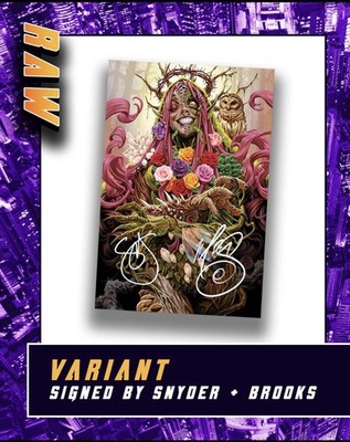 Mark Brooks Absolute Batman #17 Exclusive REAL Poison Ivy Foil Variant Signed 2x