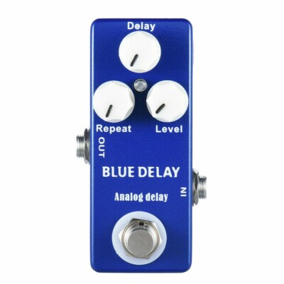 Mosky Blue Delay Guitar Effect Pedal Based on MAD Professor Deep