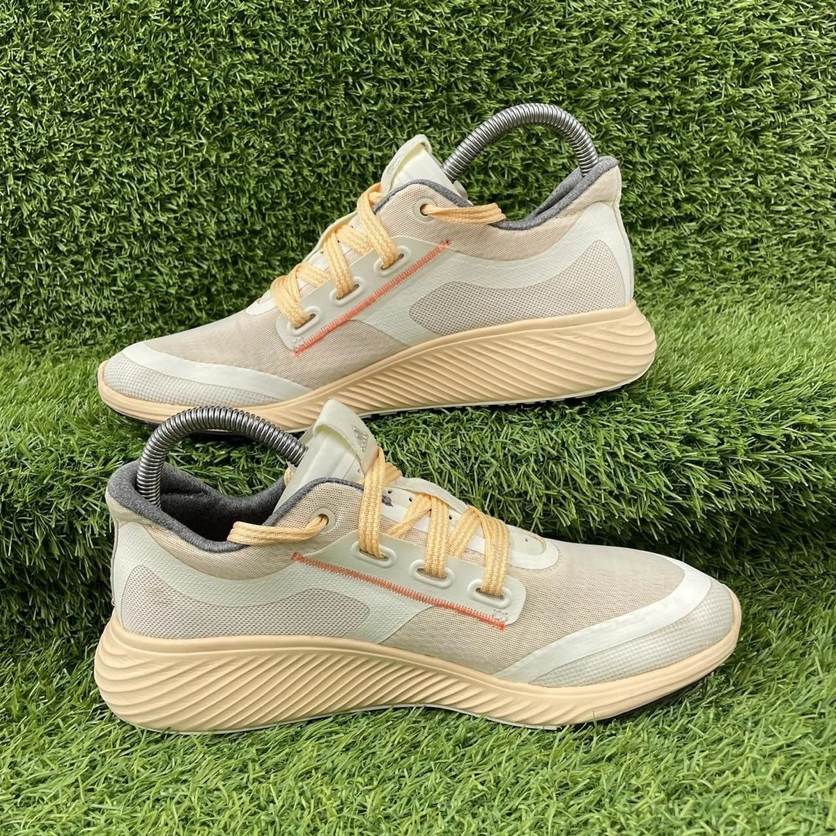 Adidas Donna Edge Lux 3 Tan Grey Running Trainers Size UK 5.5