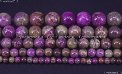 Natural Gemstone Atlantisite Stichtite Round Loose Beads 6mm 8mm 10mm 12mm 
