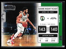 Jayson Tatum #18 2021-22 Contenders Game Night Ticket Celtics G0110A