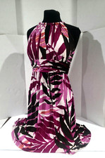 Suzi Chin for Maggy boutique stretch halter dress size 8.