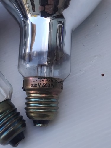 DDR NARVA Rotlichtlampe 250W + NARVA Lampe 500W - Bild 6 von 9