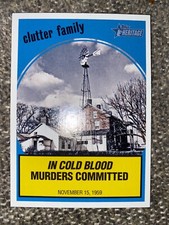2008 Topps Heritage News Flashback Insert #NF9 In Cold Blood Murders Committed 