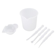 4Pieces Silicone Resin Measuring Cups Tool 100 Silicone Cups Easy Clean