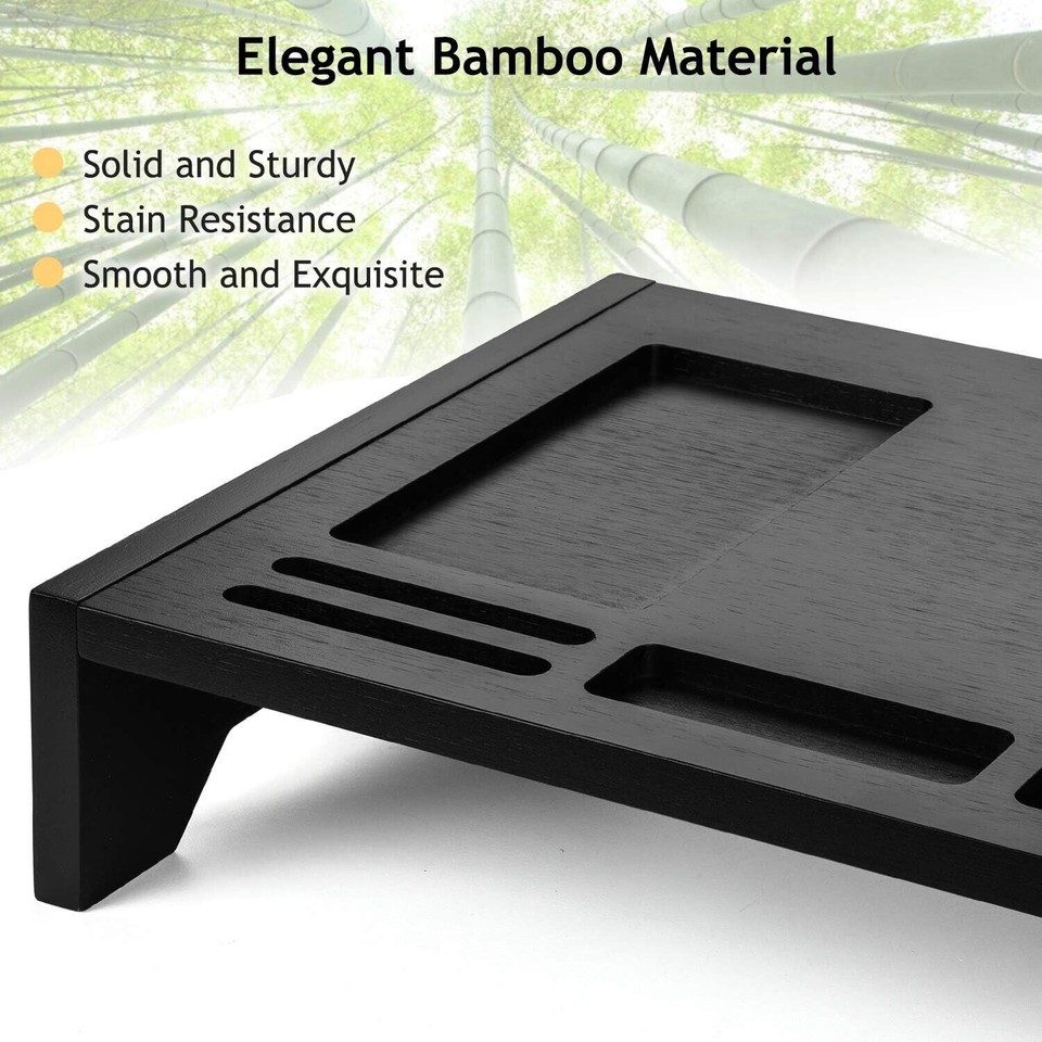 Bamboo Monitor Stand Riser 23