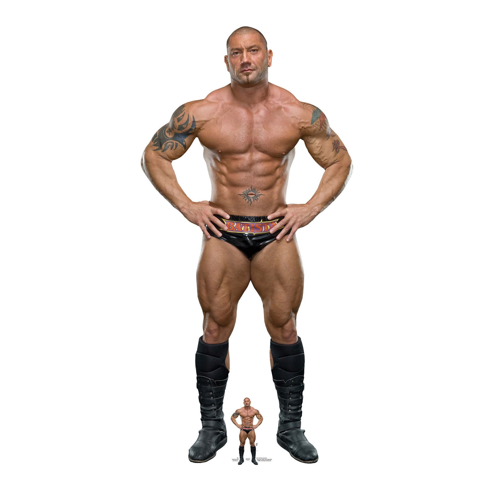 Batista Official WWE Lifesize Cardboard Cutout with FREE Mini Standup