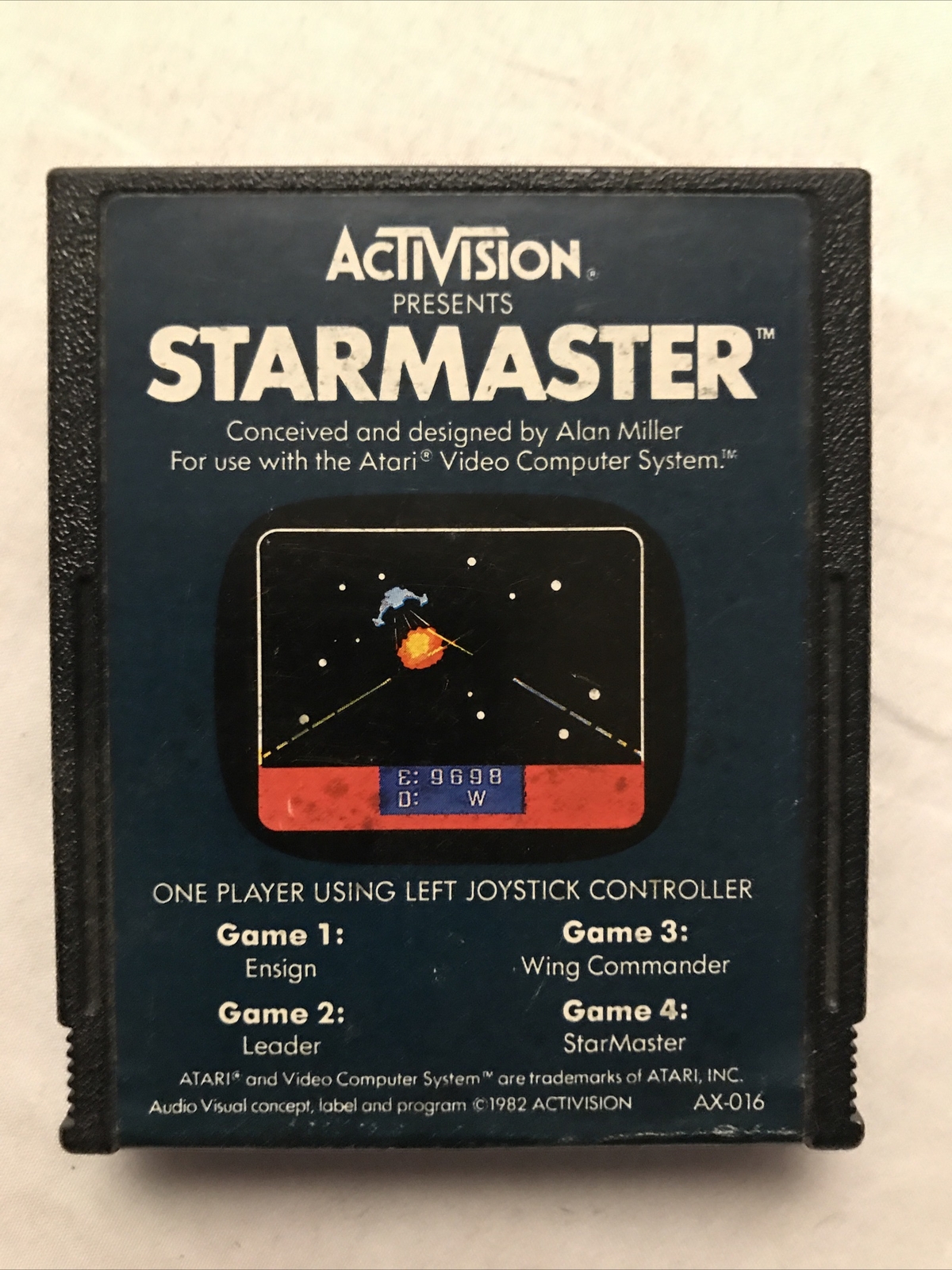 Atari 2600 Starmaster Cartridge Tested works