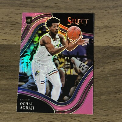 2022-23 Chronicles Select Ochai Agbaji RC #12 Pink Prizm Rookie Courtside NBA 