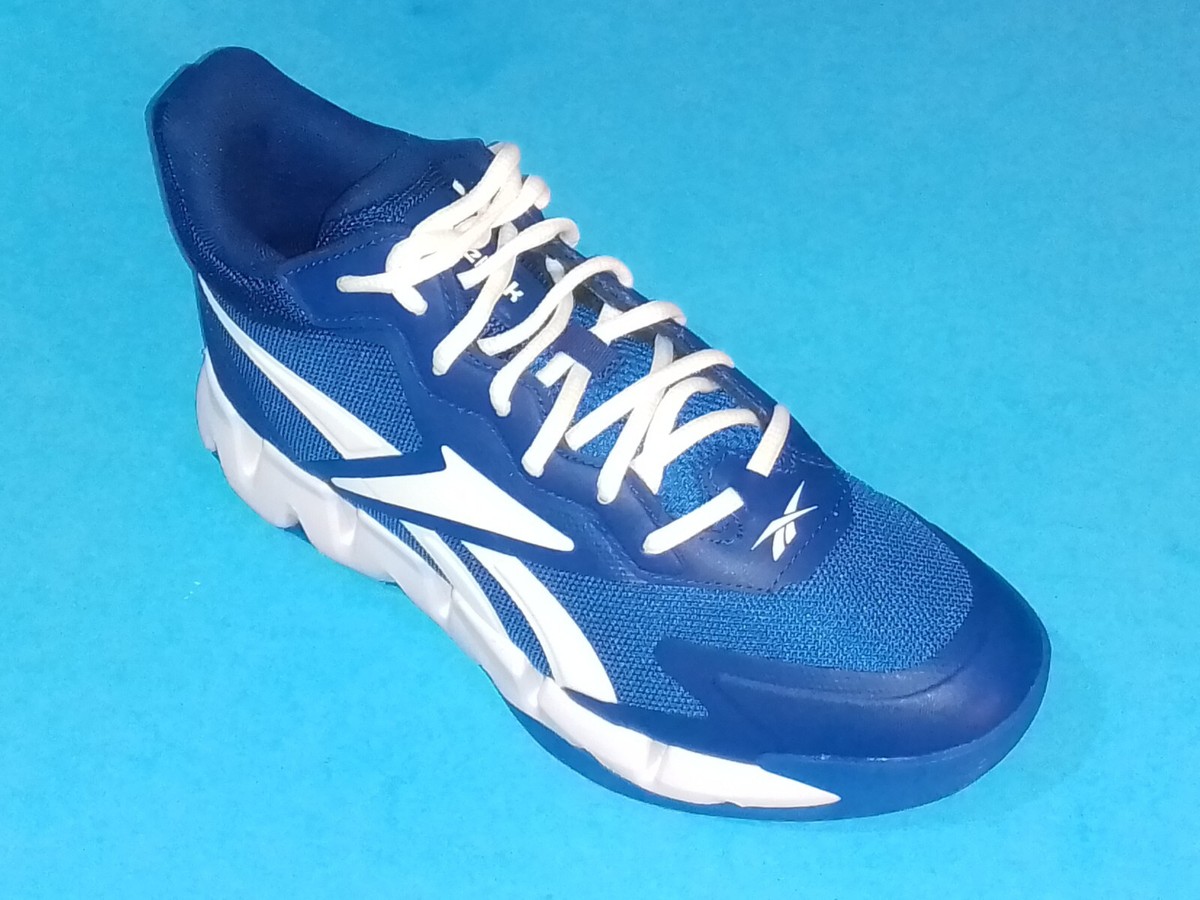 Reebok Zig Encore Size 8.5 Men's White/Blue Synthetic Lace