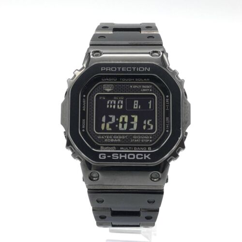 CASIO G-SHOCK GMW-B5000GD-1JF Solar Digital Black Metal Men's watch Japan Used - Picture 1 of 7