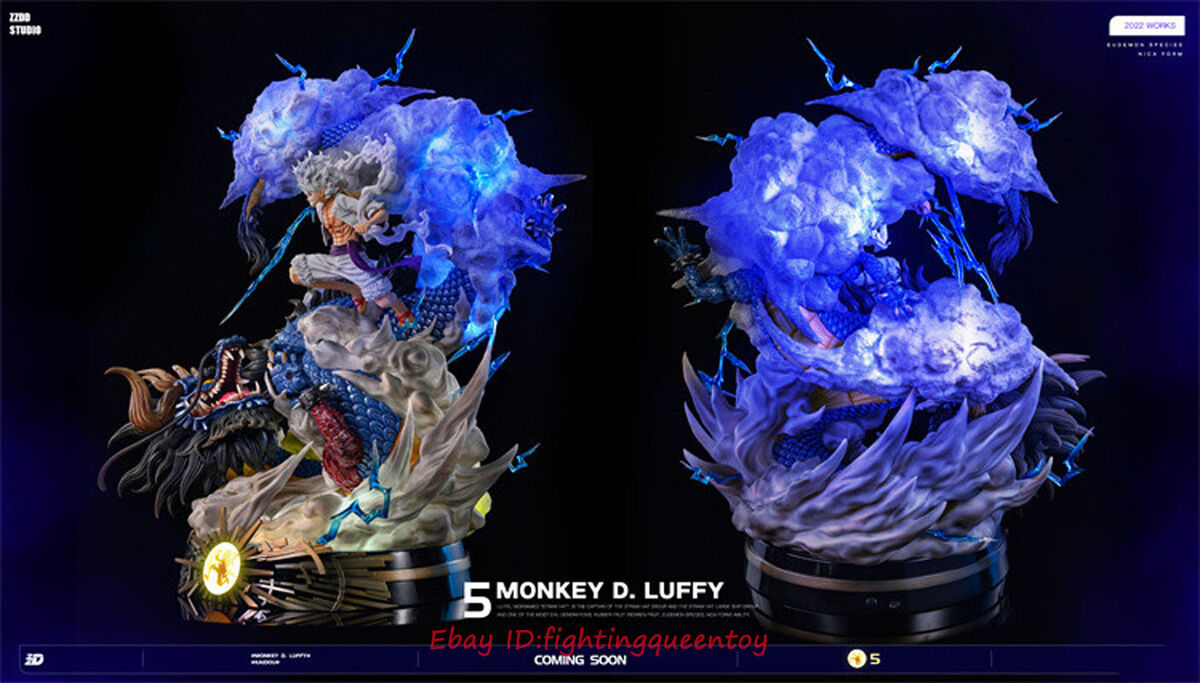 In Stock】ZZDD Studios ONE PIECE Luffy Gear Five NIKA VS Kaido 1/6 Resin  statue