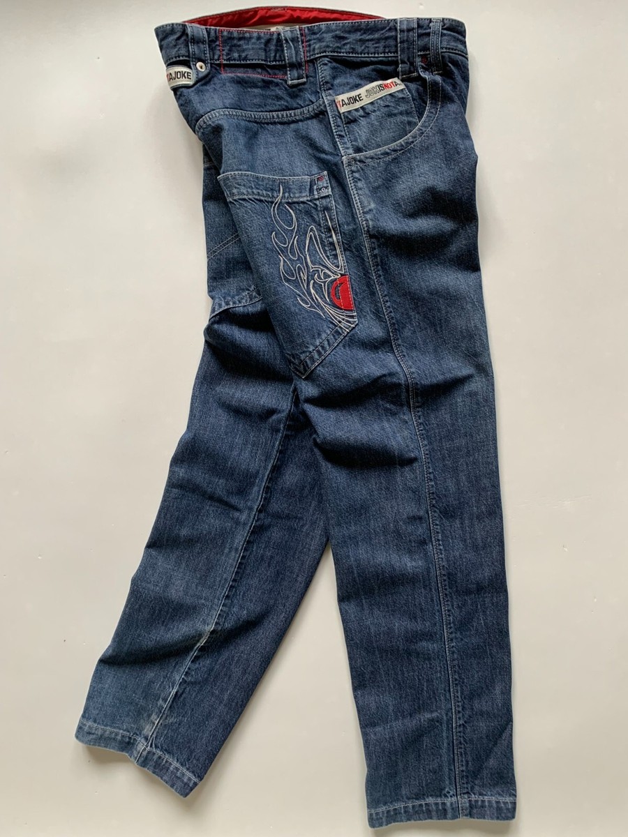 Rare Vintage Energie Jok Is Not Joke Hip Hop Baggy Jeans