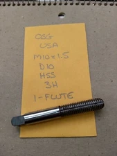 OSG USA M10 X 1.5 D10 HSS 3H 1 FLUTE  HAND TAP METRIC