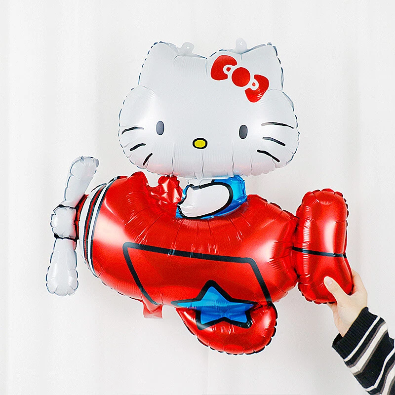 Hello Kitty Balloons Happy Birthday Kids Banner Party Decor Girls Party Supplies - Изображение 4 из 4