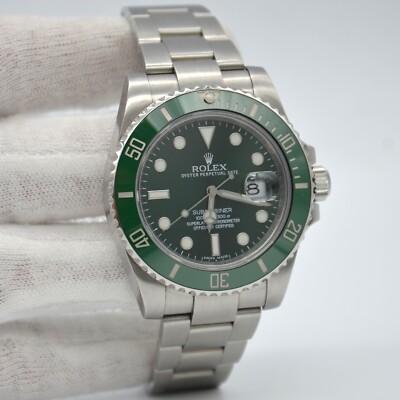 Rolex Submariner Hulk Ceramic/Steel Watch 116610LV 2020 B&P