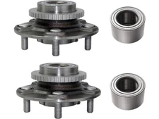 47SP54C Front and Rear Wheel Hub and Bearing Kit Fits 2000-2003 Nissan Maxima