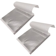 200x Leaf Foil Sheets Gilding Art Craft Metallic Transfer DIY Gold Silver Copper
