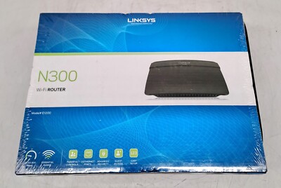 Linksys E1200 300Mbps 4 Port 10/100 Wireless N Router N300