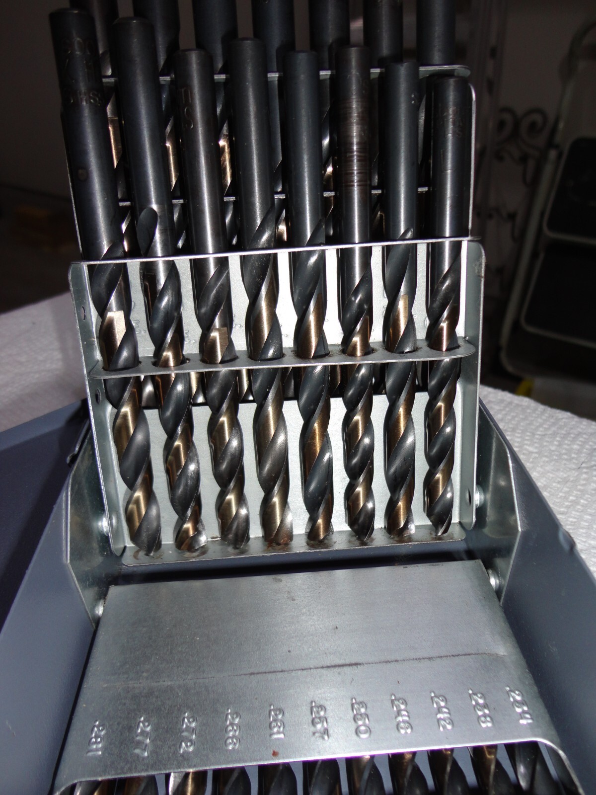 HUOT 26 Piece Letter Drill Set . Black and Gold HSS . eBay