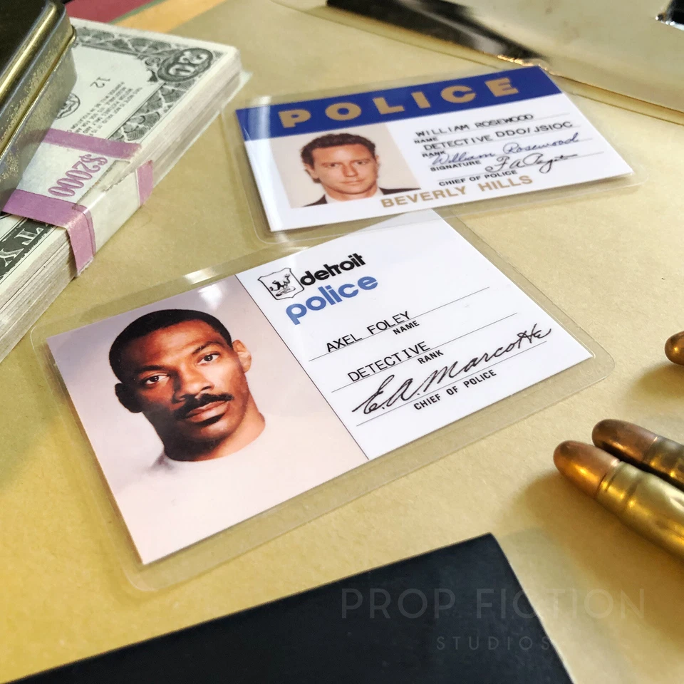 Beverly Hills Cop III - Prop Detective Foley & Rosewood Warrant ID Cards