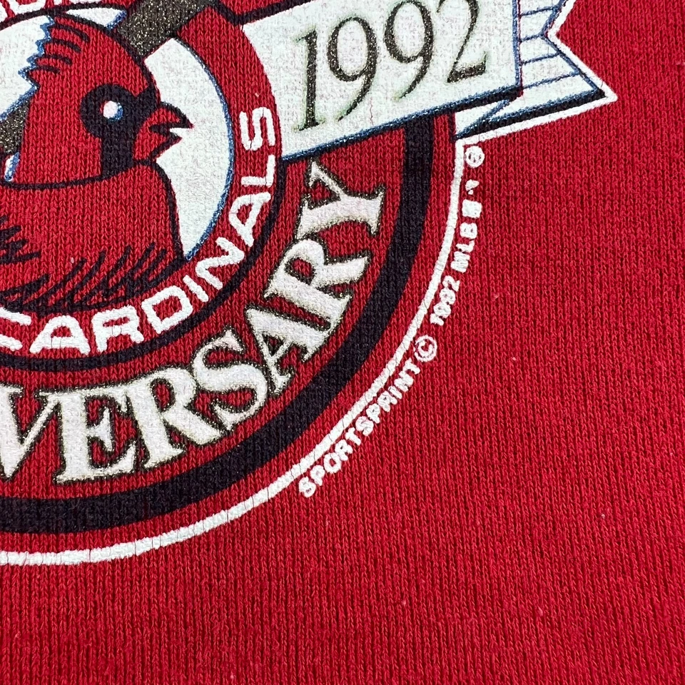 Vintage St Louis Shorts Youth Medium Cardinals MLB Baseball 100th 90s 1992 - Image 3 of 4