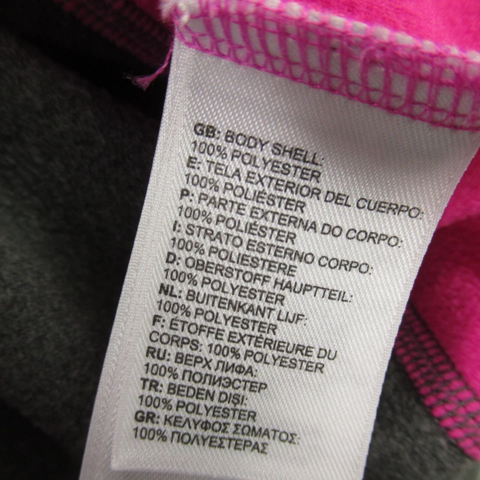 North Face Shirt Girls Large Long Sleeve High Neck Sweater Fleece 1/4 Zip - Image 4 of 4