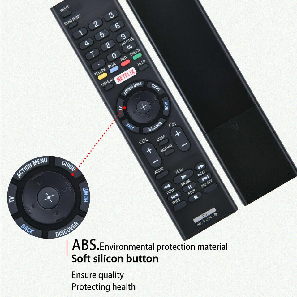 New RMT-TX200U For Sony Bravia TV Remote Control XBR-55X700D XBR-49X700D - Image 4 of 4