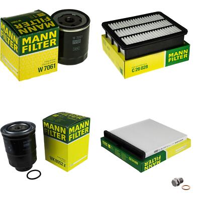 MANN-FILTER Inspektionspaket Filterset für Mazda CX-5 2.2 D 6 Kombi KE GH KF