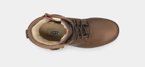 BOTAS DE CUERO PARA MUJER UGG KESEY IMPERMEABLES CASTAÑO EE. UU. 8 / UK 6 /EU39 /JP 25 con cremallera - Imagen 9 de 15