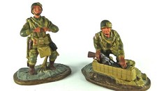 Britains D-Day Collection, U.S. 101st Screaming Eagles Paratroopers, Set 1