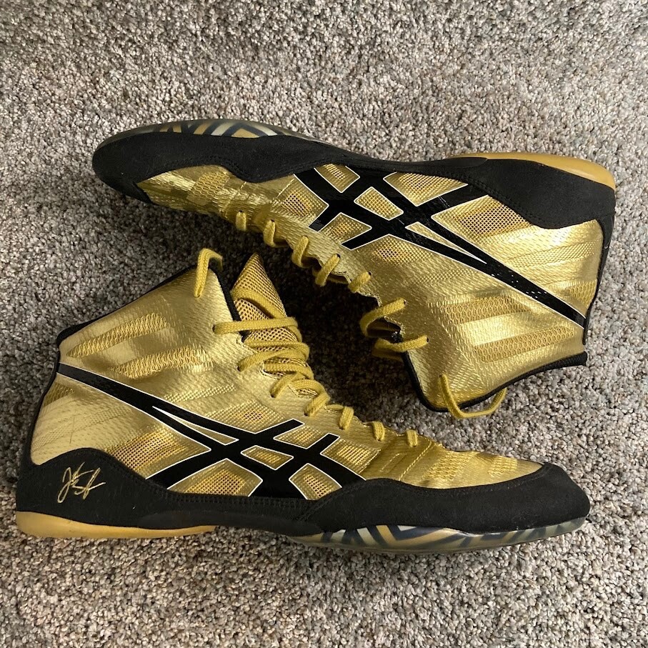 Asics JB Elite Jordan Burroughs Wrestling MMA Shoes Men's Size 13 J3A1Y