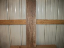 1 PC WALNUT LUMBER WOOD KILN DRIED BOARD 31 7/8"X 6 3/4"X 1" 288Z HIGHLY COLORED