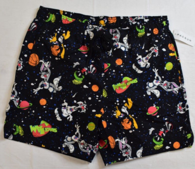 Space Jam Mens Space Jam Characters AOP Swim Shorts Trunks NWT S-XL