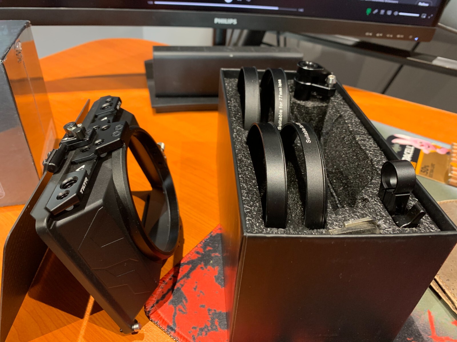 2 x Tilta Mini Matte Box (mount rings for 67mm, 72mm, 77mm and 82mm