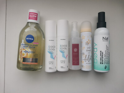 6 x Beauty-Set. Nivea, HelloBody, Noabay, Bilou, Nobody is perfect