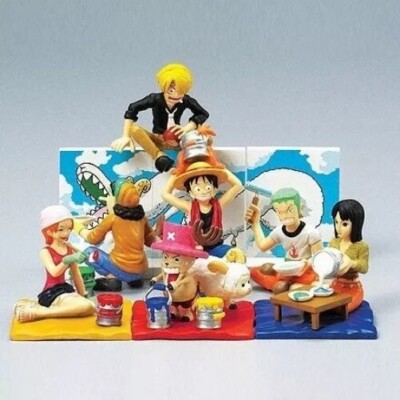 Bandai One Piece Diorama World Part 3 Anime Figure Zoro Sanji Nami Robin Luffy