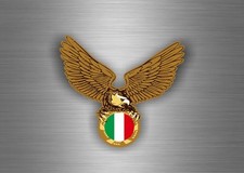 Sticker adesivo adesivi auto tuning biker bandiera aquila casco italia italiano