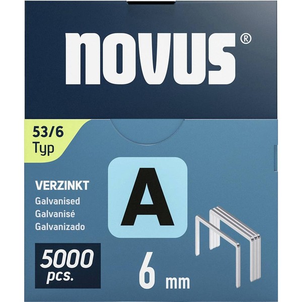 5000Er Multipack Novus Tools 042-0761 Feindrahtklammern Typ 53 5000 St.-image