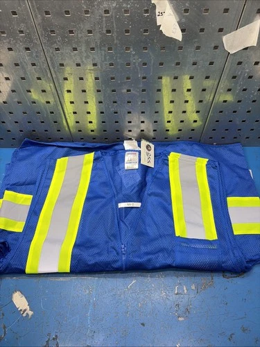(4) NEW GSS Safety Vests 3133 BLUE 2XL/3XL  Fast 🇺🇸 Ship + Warranty - product listing photo
